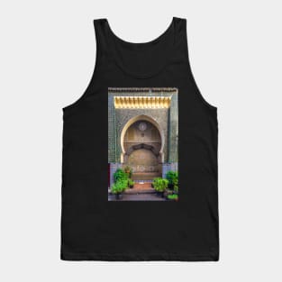 Moroccan fountain in Fes, Morocco Tank Top